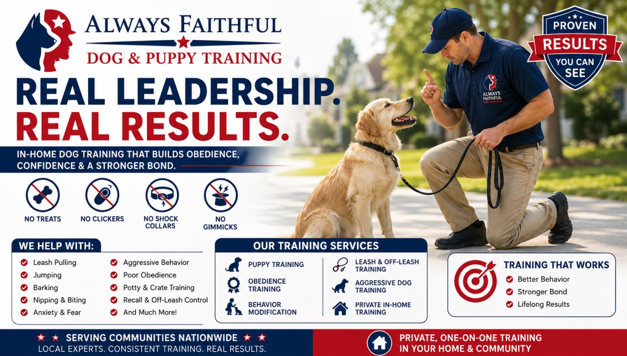 Always Faithful Dog Training Princeton & Mercer County NJ — Expert In-Home Dog Training That Actually Works